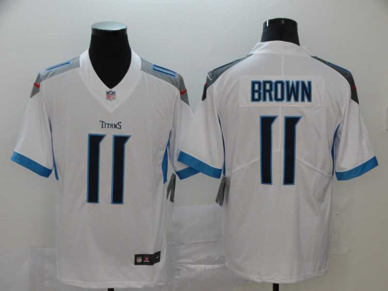 Nike Titans 11 A.J. Brown White New Vapor Untouchable Limited Jersey,We sell and wholesale Nike Titans 11 A.J. Brown White New Vapor Untouchable Limited Jersey on line form chian!